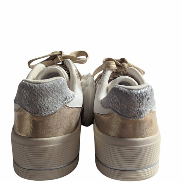 Skechers Womens Hiland Soft Metals Memory Foam Sneakers Size 6 New without Box - Picture 5 of 7